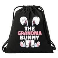 Grandma Bunny Easter Family Matching Funny Spring Drawstring Bag