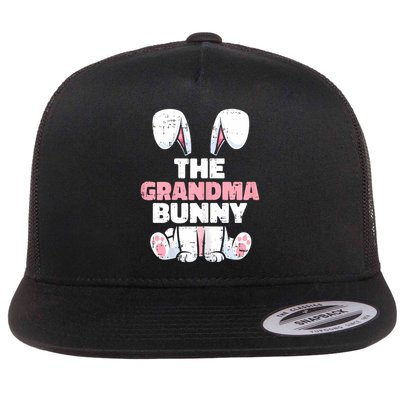 Grandma Bunny Easter Family Matching Funny Spring Flatbill Hat