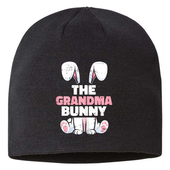 Grandma Bunny Easter Family Matching Funny Spring Sustainable Beanie