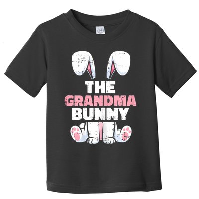 Grandma Bunny Easter Family Matching Funny Spring Toddler T-Shirt