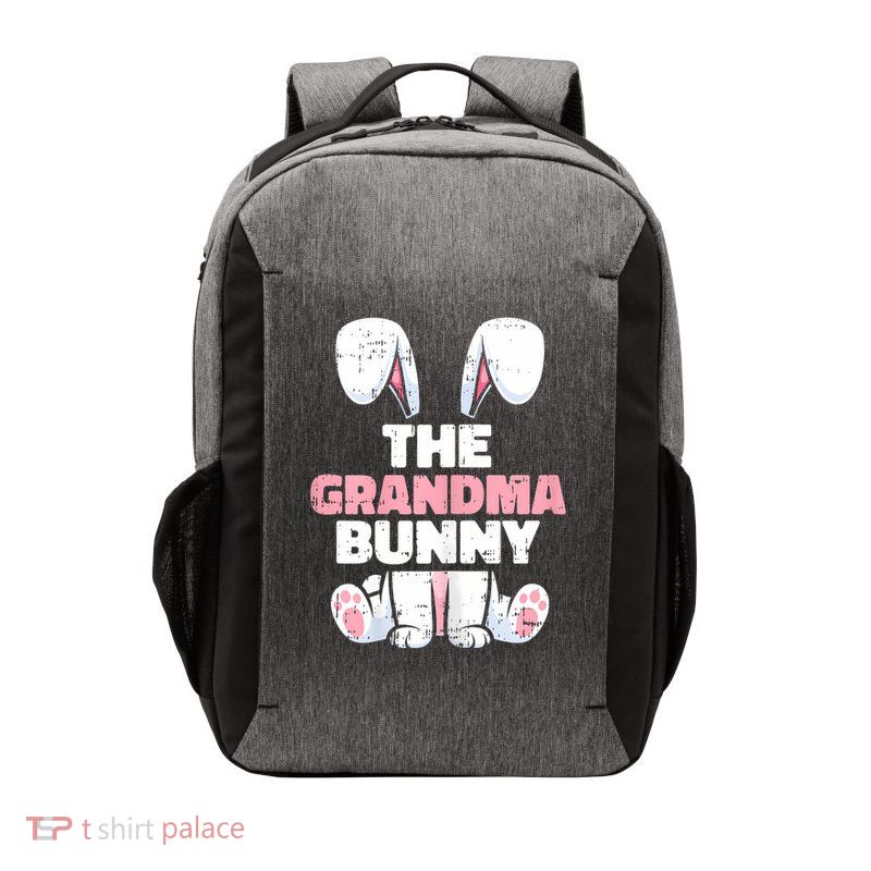 Grandma Bunny Easter Family Matching Funny Spring Vector Backpack