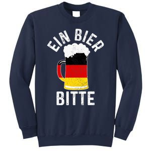 German Beer Ein Bier Bitte Germany Funny Oktoberfest Gift Sweatshirt