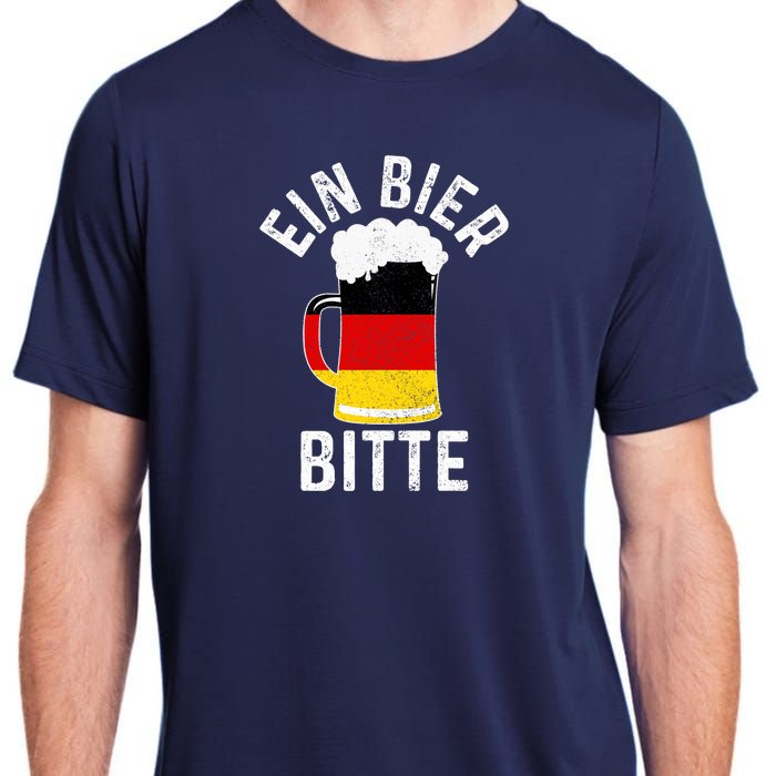 German Beer Ein Bier Bitte Germany Funny Oktoberfest Gift Adult ChromaSoft Performance T-Shirt