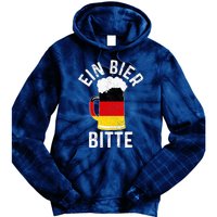 German Beer Ein Bier Bitte Germany Funny Oktoberfest Gift Tie Dye Hoodie