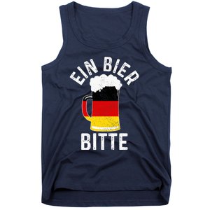 German Beer Ein Bier Bitte Germany Funny Oktoberfest Gift Tank Top