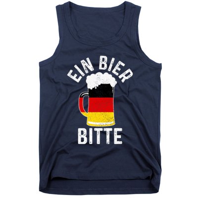 German Beer Ein Bier Bitte Germany Funny Oktoberfest Gift Tank Top