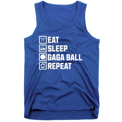 Gaga Ball Eat Sleep Repeat Funny Dodgeball Game Cool Gift Tank Top