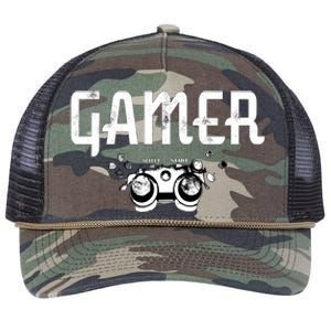 Gamer Black Edition Retro Rope Trucker Hat Cap