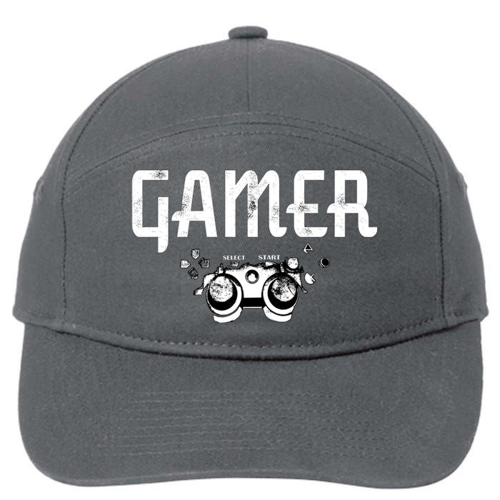 Gamer Black Edition 7-Panel Snapback Hat