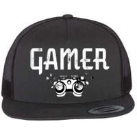 Gamer Black Edition Flat Bill Trucker Hat