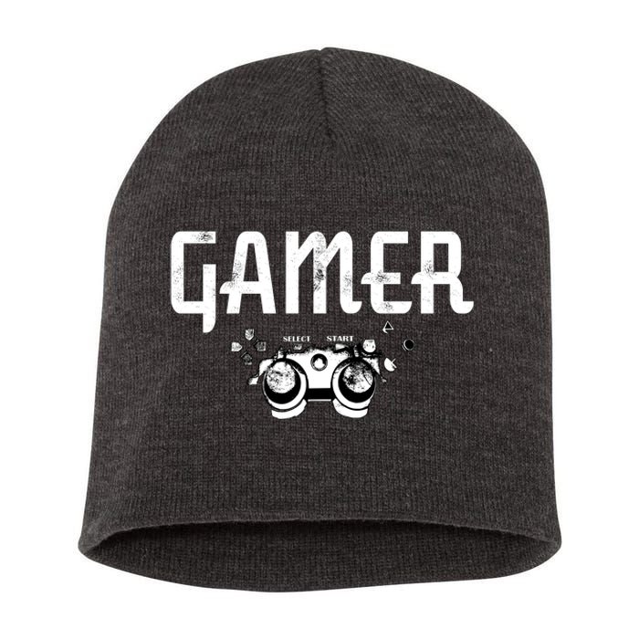 Gamer Black Edition Short Acrylic Beanie