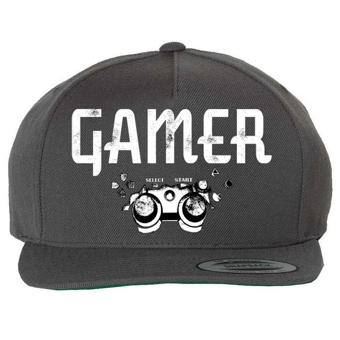 Gamer Black Edition Wool Snapback Cap