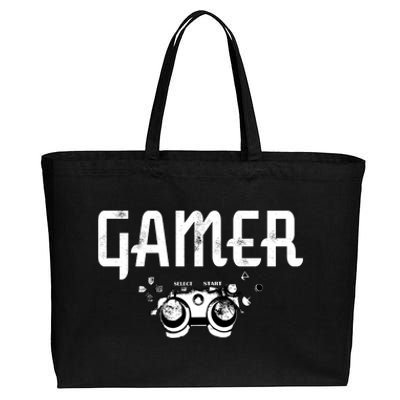 Gamer Black Edition Cotton Canvas Jumbo Tote