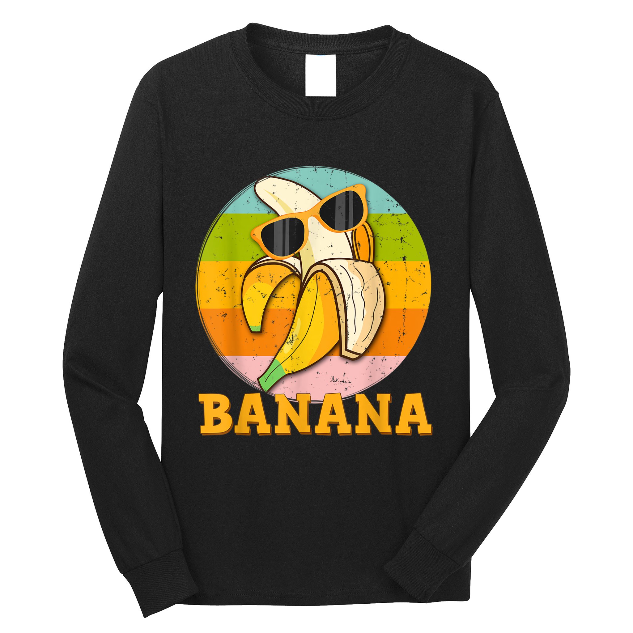Greens Banana Flour Banana Splits Bowl Bananapops Bananapant Long Sleeve Shirt