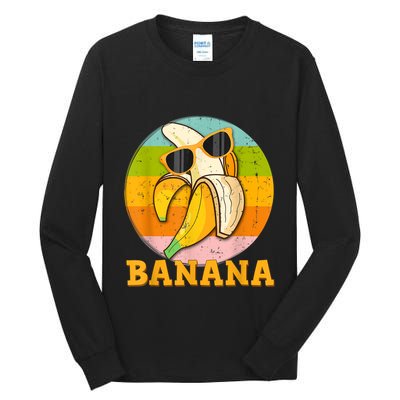 Greens Banana Flour Banana Splits Bowl Bananapops Bananapant Tall Long Sleeve T-Shirt