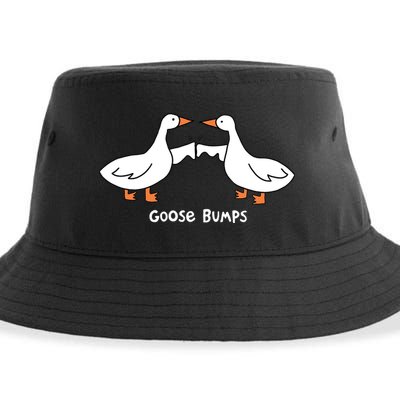 Goose Bumps Funny Sustainable Bucket Hat