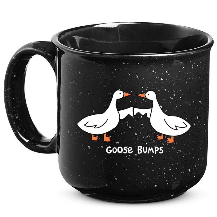 Goose Bumps Funny 15oz Campfire Ceramic Mug