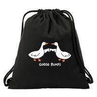 Goose Bumps Funny Drawstring Bag
