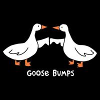 Goose Bumps Funny Drawstring Bag
