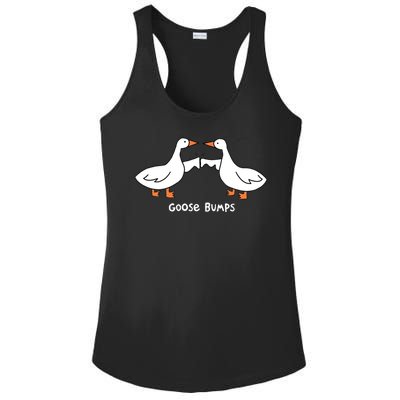 Goose Bumps Funny Ladies PosiCharge Competitor Racerback Tank