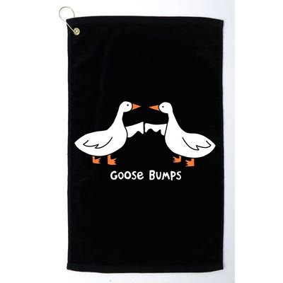 Goose Bumps Funny Golf Towel