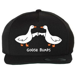 Goose Bumps Funny Wool Snapback Cap