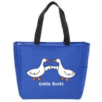 Goose Bumps Funny Zip Tote Bag