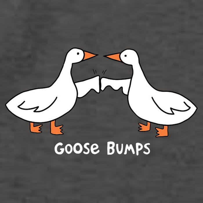 Goose Bumps Funny Vector Backpack