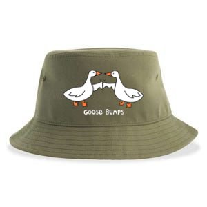 Goose Bumps Funny Sustainable Bucket Hat