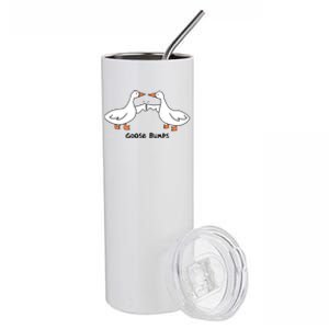 Goose Bumps Funny Stainless Steel Tumbler