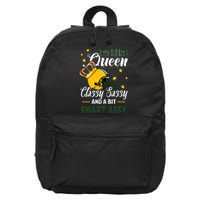 Green Bay Football Queen Classy Sassy And A Bit Smart Assy 16 in Basic Backpack