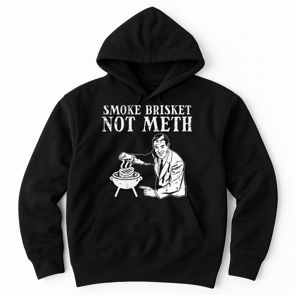 Grill Brisket Fun Bbq Barbecue Meat Grilling Master Dad Hoodie
