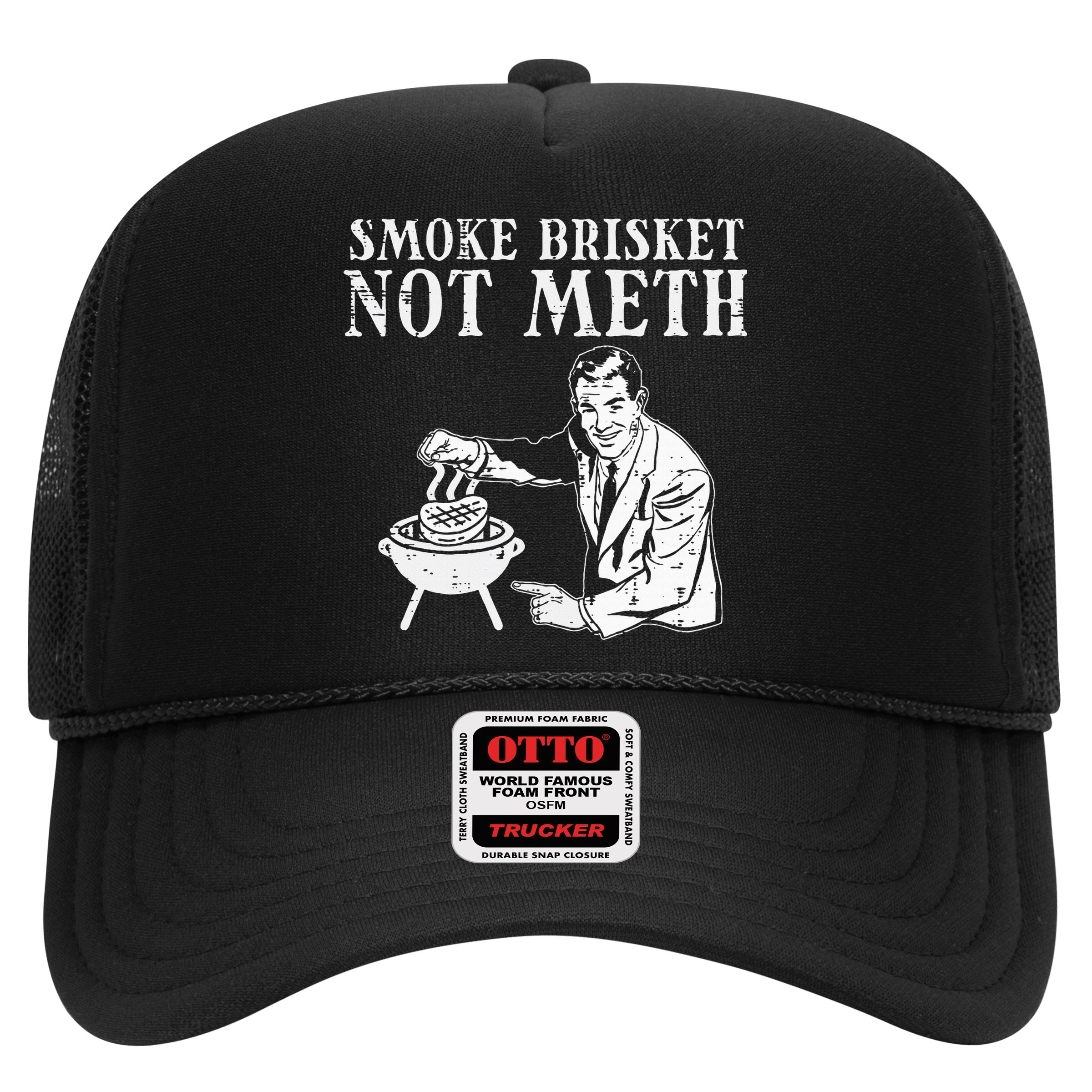 Grill Brisket Fun Bbq Barbecue Meat Grilling Master Dad Hat