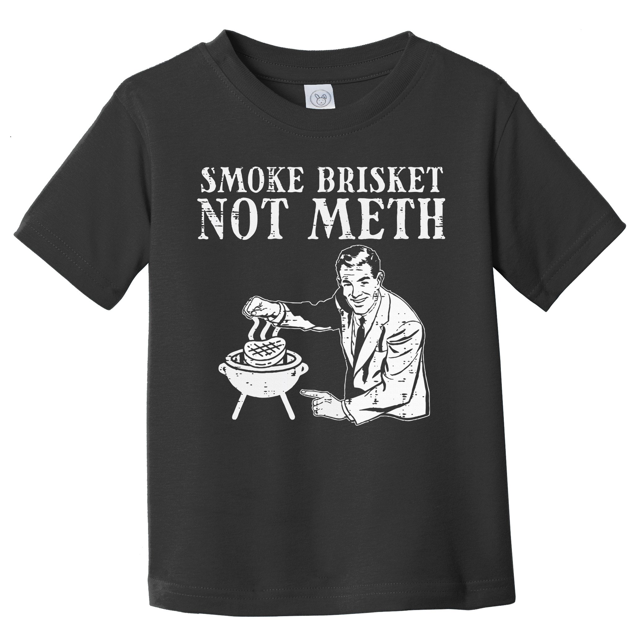 Grill Brisket Fun Bbq Barbecue Meat Grilling Master Dad Toddler T-Shirt