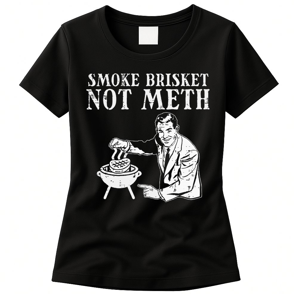 Grill Brisket Fun Bbq Barbecue Meat Grilling Master Dad Womens T-Shirt
