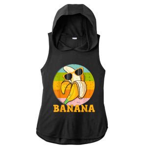 Greens Banana Flour Banana Splits Bowl Bananapops Bananapant Ladies PosiCharge Tri-Blend Wicking Draft Hoodie Tank