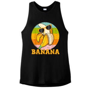 Greens Banana Flour Banana Splits Bowl Bananapops Bananapant Ladies PosiCharge Tri-Blend Wicking Tank