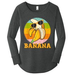 Greens Banana Flour Banana Splits Bowl Bananapops Bananapant Women's Perfect Tri Tunic Long Sleeve Shirt