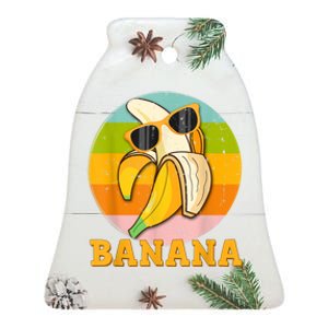 Greens Banana Flour Banana Splits Bowl Bananapops Bananapant Ceramic Bell Ornament