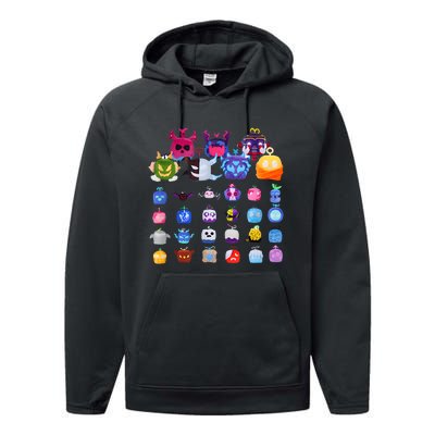 Game Blox Fruits Performance Fleece Hoodie