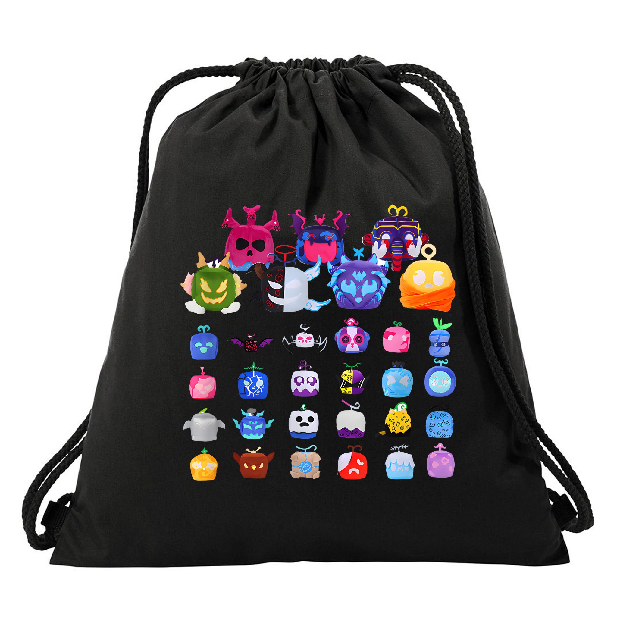 Game Blox Fruits Drawstring Bag