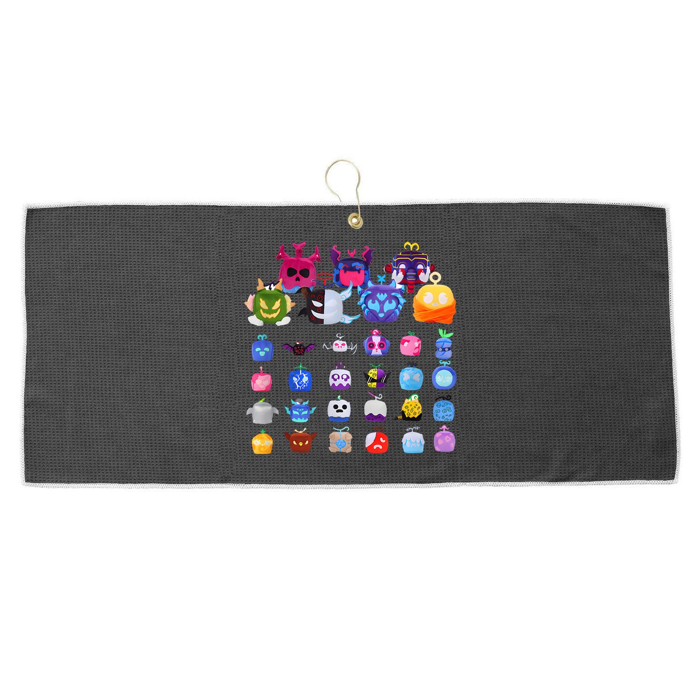 Game Blox Fruits Large Microfiber Waffle Golf Towel