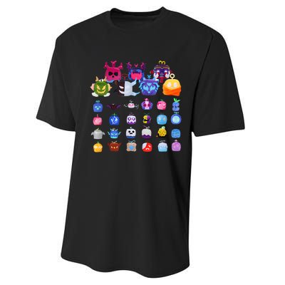 Game Blox Fruits Performance Sprint T-Shirt