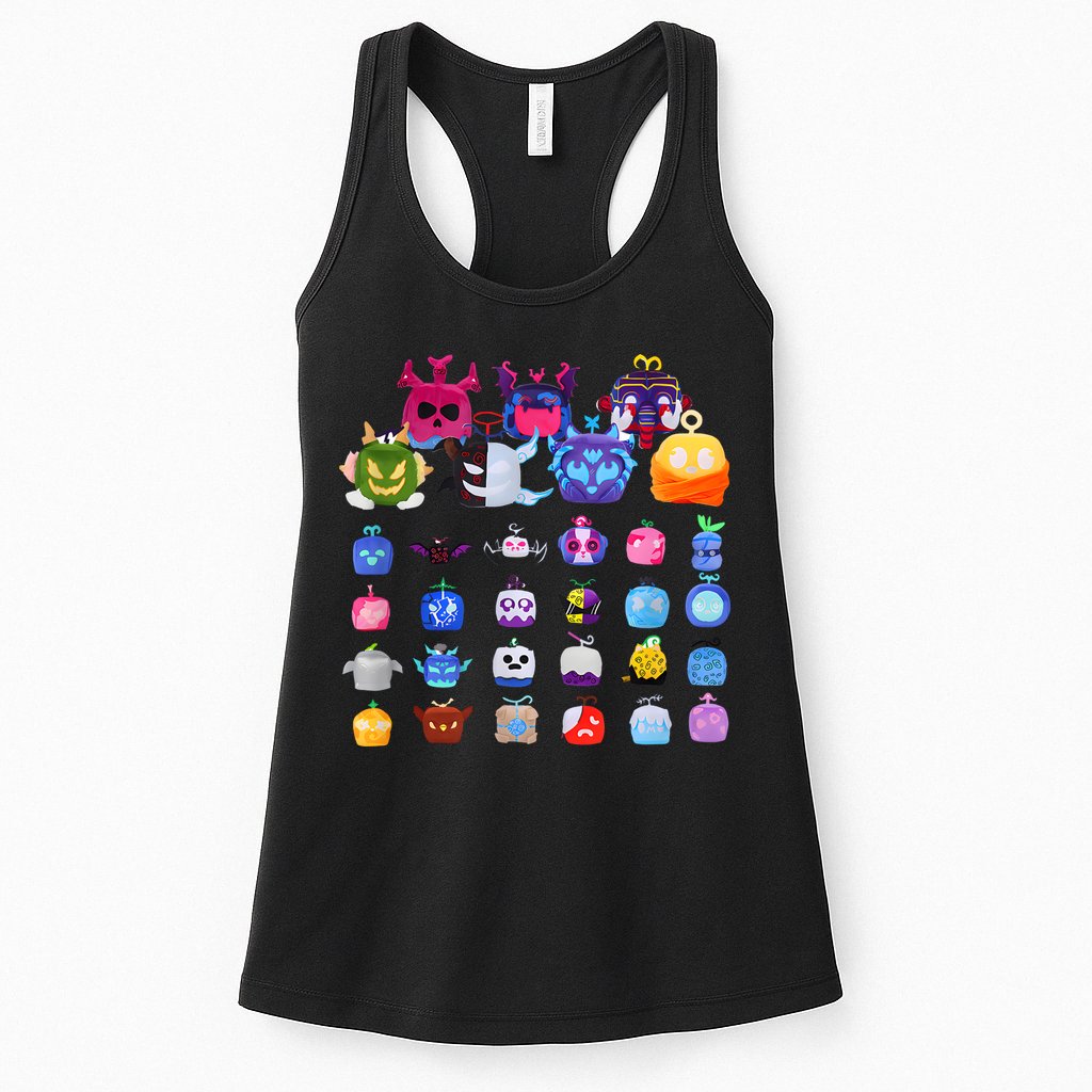 Game Blox Fruits Womens Tank Top