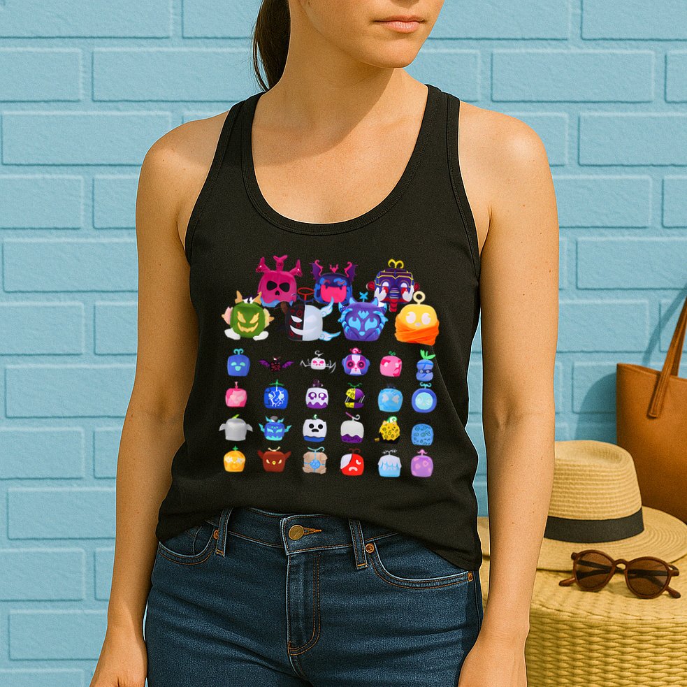 Game Blox Fruits Womens Tank Top