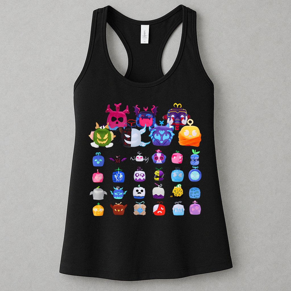 Game Blox Fruits Womens Tank Top