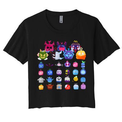 Game Blox Fruits Crop Top