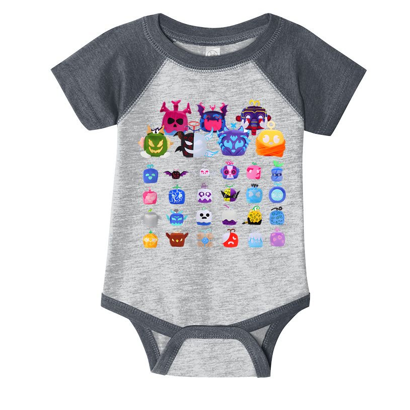 Game Blox Fruits Infant Baby Jersey Bodysuit