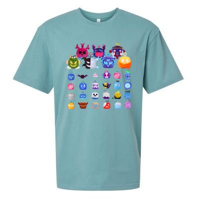 Game Blox Fruits Sueded Cloud Jersey T-Shirt