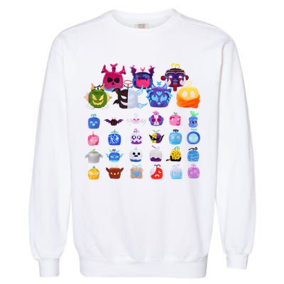 Game Blox Fruits Garment-Dyed Sweatshirt